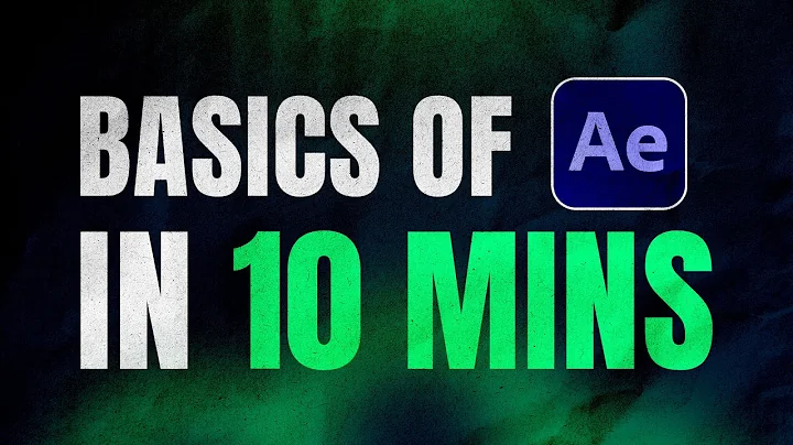 Learn After Effects in 10 Minutes | Beginner Tutorial