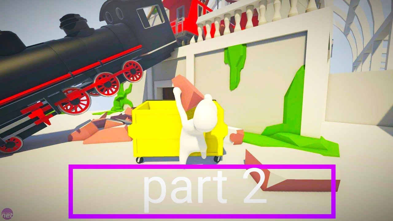 Human fall flat GamePlay train level level 2 YouTube