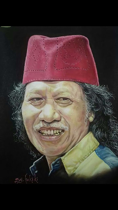 lukisan wajah EMHA AINUN NAJIB #senilukis #lukisan #caknun #maiyah #painting #acrilicpainting #art