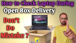 How to Check Laptop During Flipkart Open Box Delivery Explained HP Pavilion Gaming Delevery screenshot 5