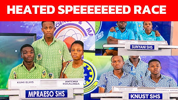 Herh🔥😳What an Intense Speed Race Btn Mpraeso SHS, KNUST SHS and SUSEC | #NSMQ2025