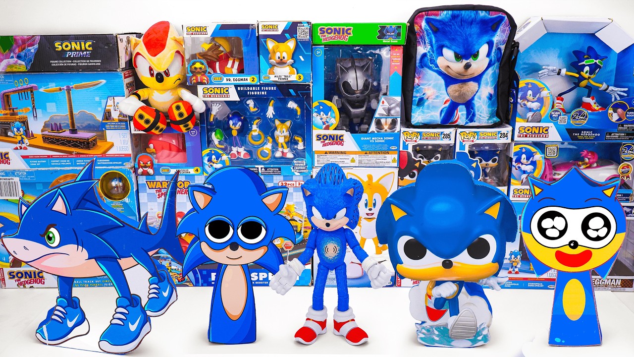 Sonic the Hedgehog Toy collection Unboxing | Sonic in multi-form