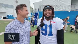 INTERVIEW: Lions' Tyleik Williams lost weight, set goals, admits rookie year not 'up to my standard'