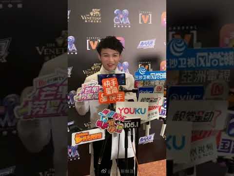 20190427 周深Zhou Shen 获奖后后台访问 第二十三屆全球华语榜中榜