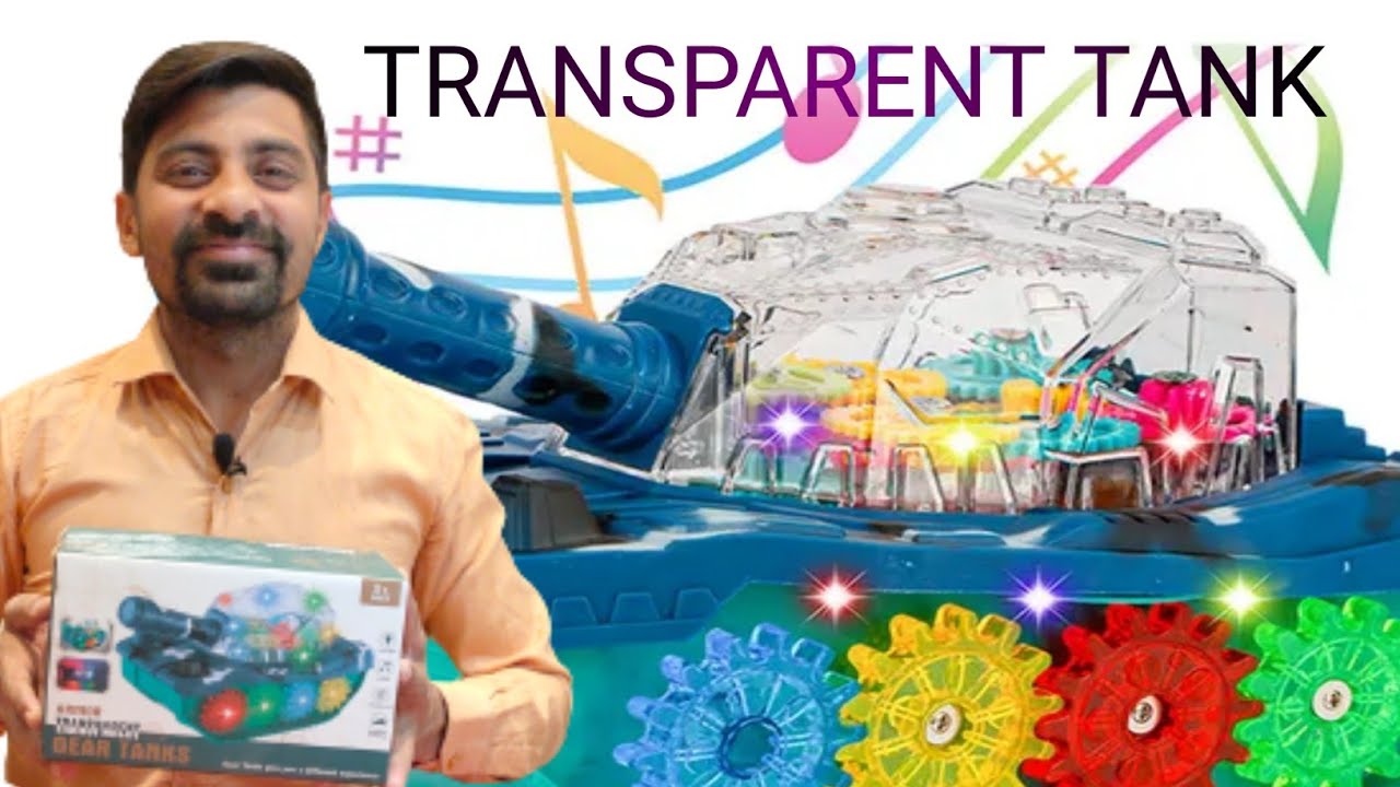Gear Transparent Tank | Concept Racing Tank Toys | Unboxing - NAZRANA TOYS