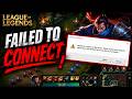 League of Legends Failed to Connect Error Fix (2026) | Unable To Connect To The Server