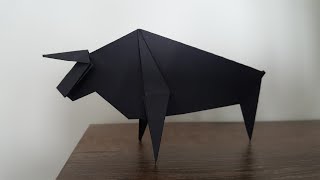 Origami Bull (How to make)