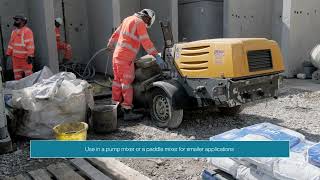 Installation Series - Bagged Products - Thixotropic Pumpable Mortar