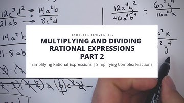 Multiplying and Dividing Rational Expressions Part 2