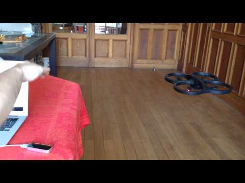Leapmotion controlled ARDrone