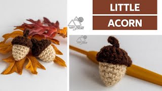 CROCHET: Quick and Easy Crochet Acorn for your Fall Decor by Winding Road Crochet