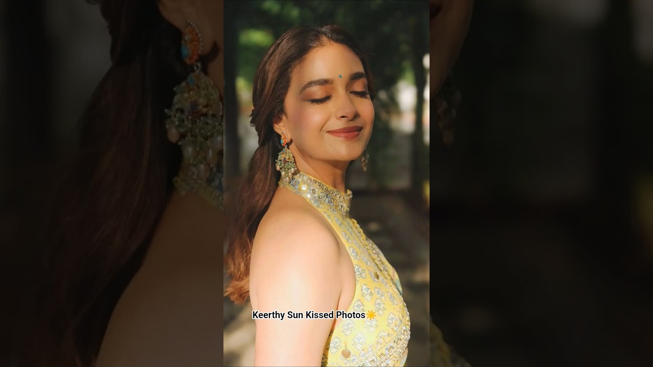 Keerthy Sun Kissed Photos☀️. 