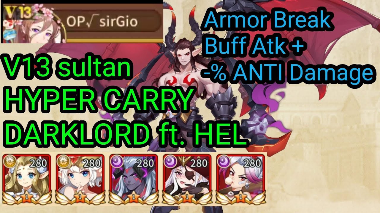 GREBEK V13 HYPER DARKLORD ft. HEL | IDLE LEGENDS