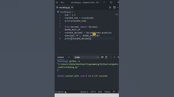 Python - How to Fix The Weird Round Behavior