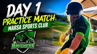 Cricket in Malta 🇲🇹 | Day 1 Practice Match | Marsa Mavericks