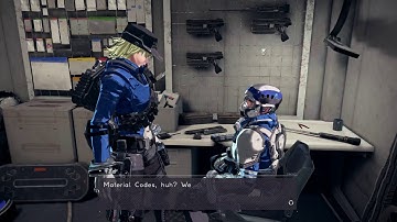 Astral Chain Get to Tech Division Get Material Code for Weapon Upgrade