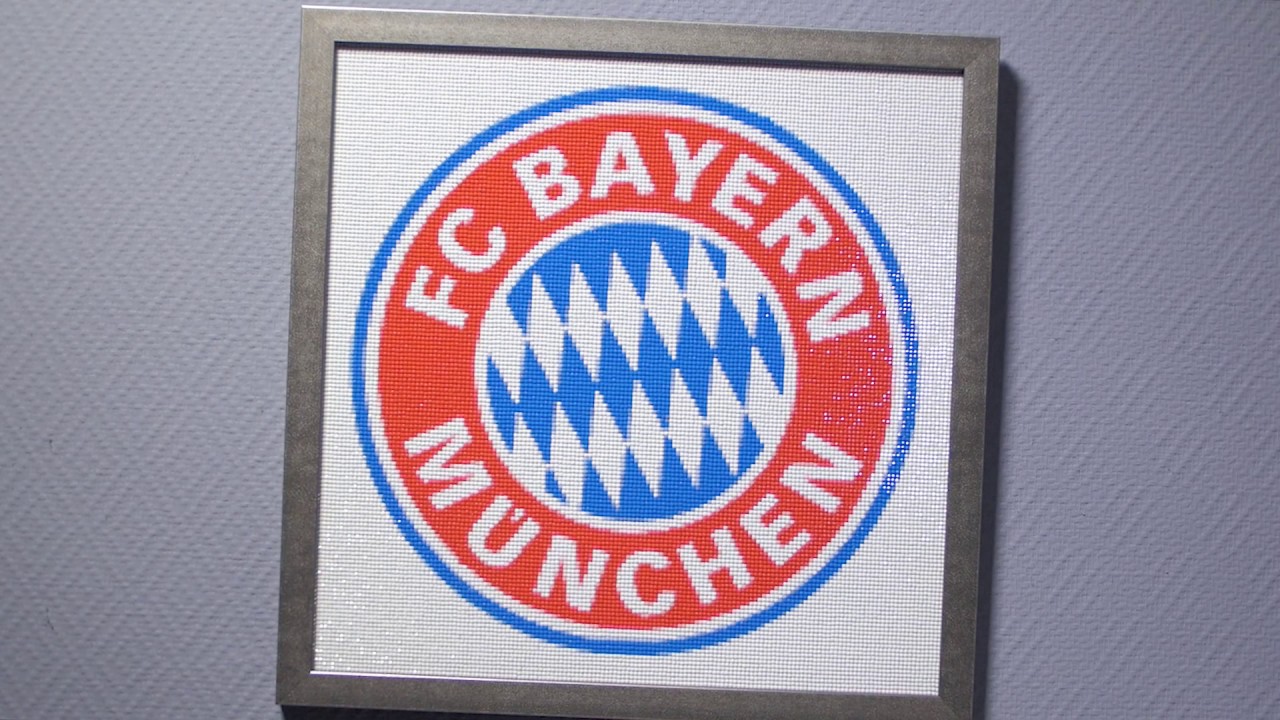 Made for FC BAYERN Munich - Diamond Embroidery - YouTube