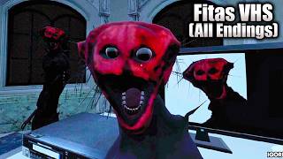 Fitas Vhs All Endings The Boiled One Horror Game Axel Dev Game