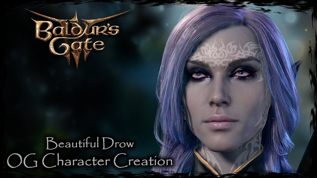 BALDUR'S GATE 3 || Beautiful Drow [Original Character 