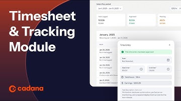 Cadana’s Timesheet & Time Tracking Module