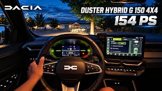 Dacia Duster Hybrid-G 150 4x4 2026 🌙🚙 NIGHT POV | TOP SPEED Test 🔥💨