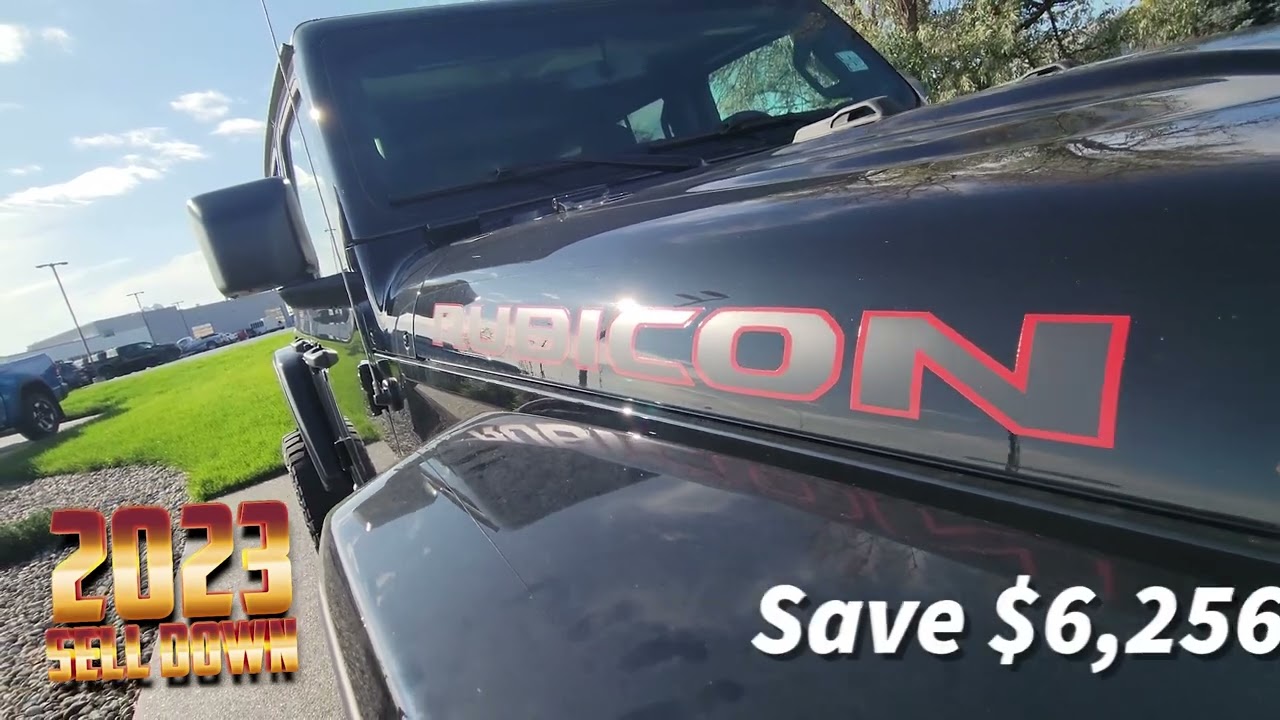 2023 Jeep Wrangler Rubicon - 2023 Sell Down