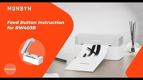 【RW403B】Feed Button Instruction for RW403B