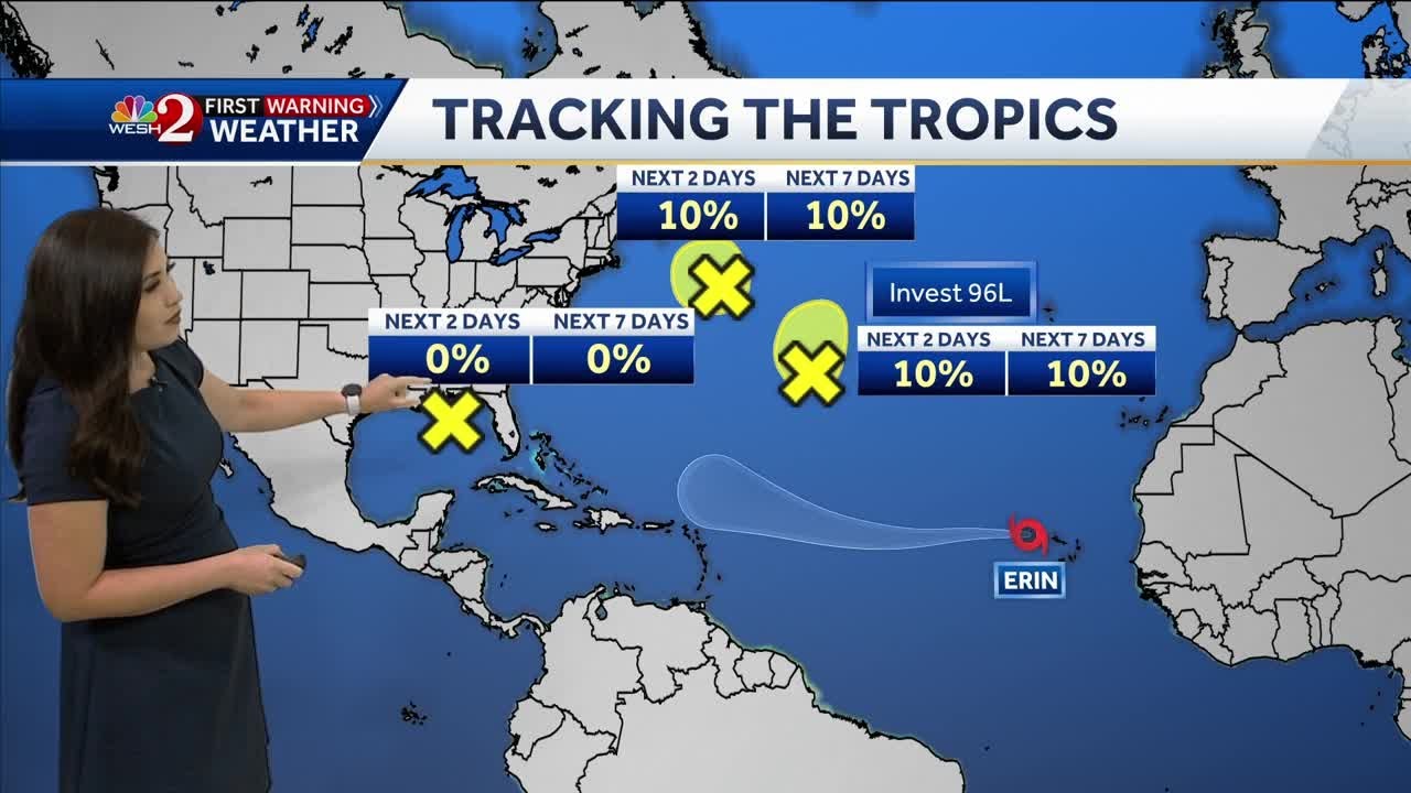 NHC monitoring 4 areas of interest including tropical storm - YouTube