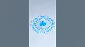 Relaxing Spiral Pattern #shorts #spirograph #satisfying #pattern #asmr  #art #viral #drawing