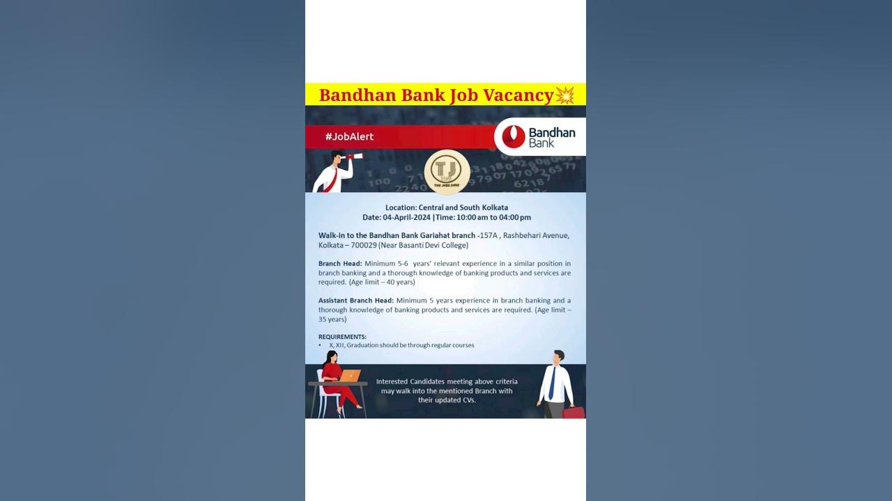Bandhan Bank Recruitment 2024 Bandhan Bank Jobs In Kolkata Job bandhan-bank-recruitment-2024-bandhan-bank-jobs-in-kolkata-job