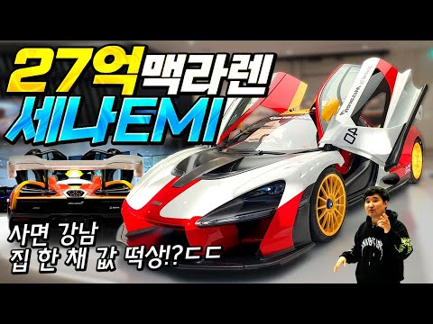 재산 많아도 못 삼ㄷㄷ국내 실물 최초 공개 27억 한정판 하이퍼카 맥라렌 세나 EML!