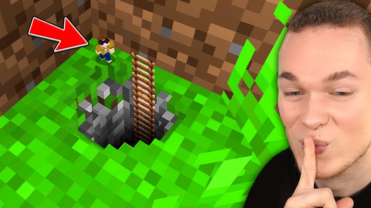 Ich PRANKE FREUND mit LOCH IM BLOCK... 😂 (Minecraft)