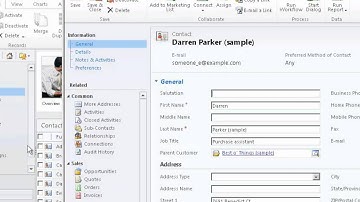 Dynamics CRM basics: Navigation