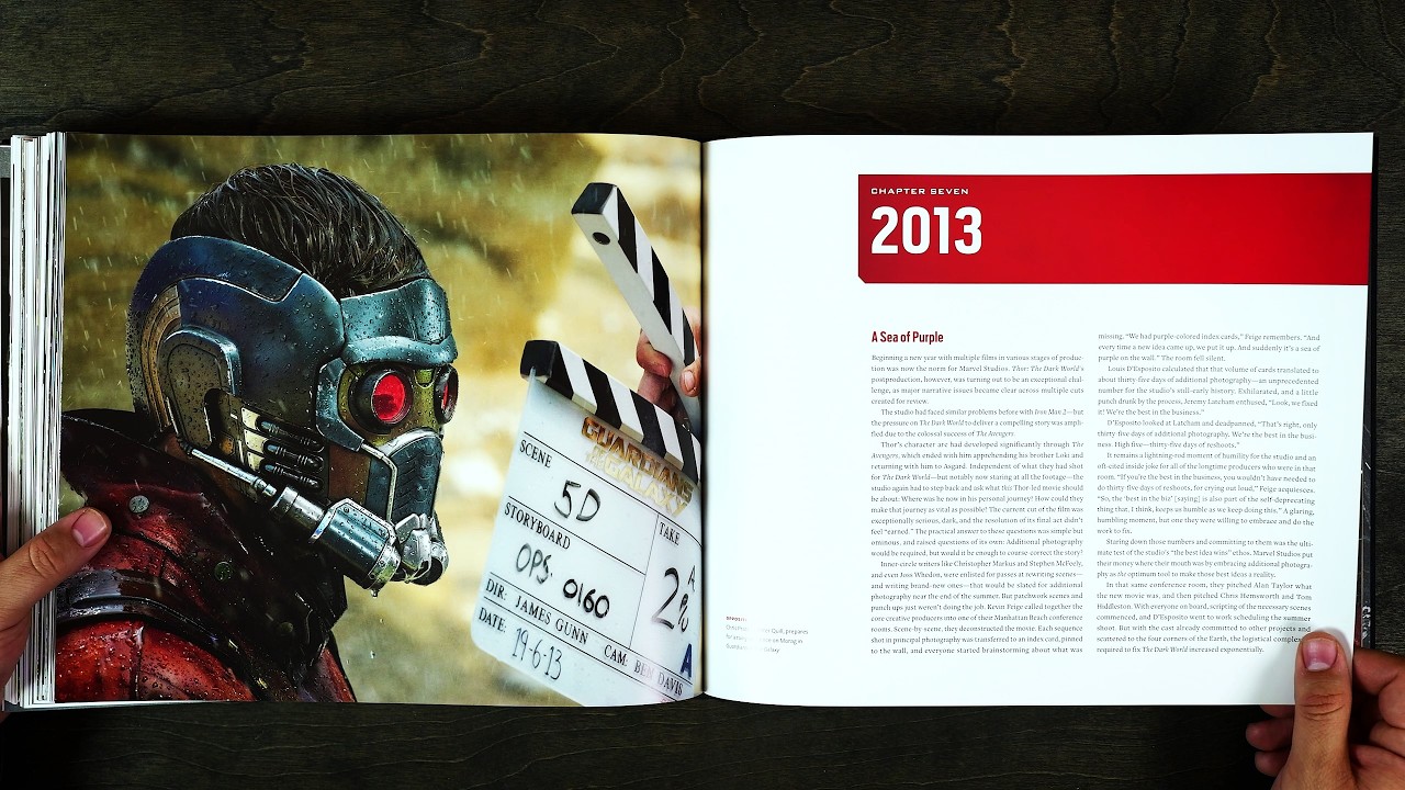 Artbook ASMR - The Story of Marvel Studios Book 1 of 2 - Flip Through, Relaxing, ASMR