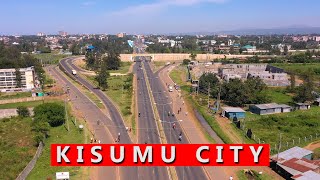 KISUMU CITY STREETS  DRONE SHOTS