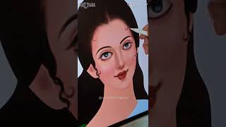 Maa Saraswati 🦢 Digital Painting 🙏🏻 #maa #saraswati #saraswatipuja #vasantpanchami #digitalart screenshot 5