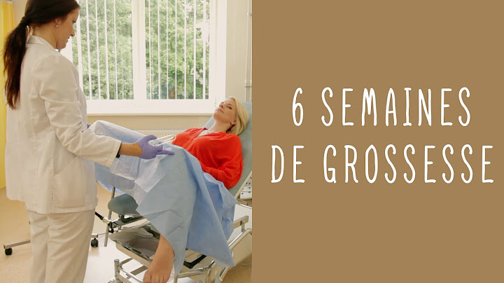 6 semaines de grossesse