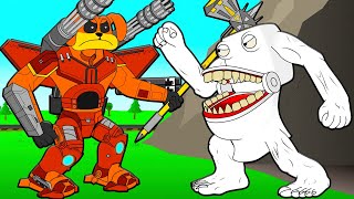 CYBORG DOGDAY VS TOILET EATER! Poppy Playtime Chapter 3 Cartoon Animation