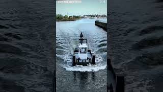 LYDIA E #boating #drone #barge #dredge #workboat #vessel #inlandsea #marine #ship