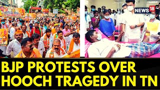 Tamil Nadu News | Tamil Nadu BJP Stages Protest Against Hooch Tragedy In The State | English News