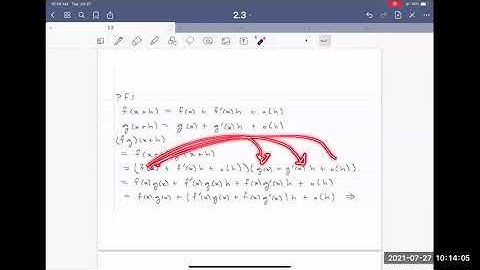 Section 2.3 Differentiation Formulas