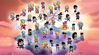 Legendary Fighter - All Sayans (Goku, Vegeta, Gohan, Trunks, Goten, Kefla, Kale, Bardock ) All Forms