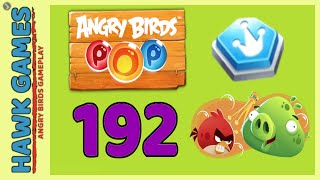 Angry Birds Stella POP Bubble Shooter Level 192 Hard - Walkthrough, No Boosters