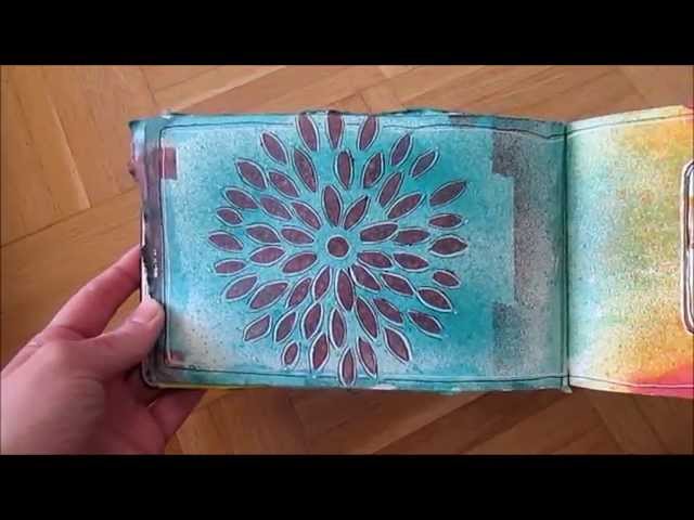 MOLESKINE – Flip through of my Art Journal Book