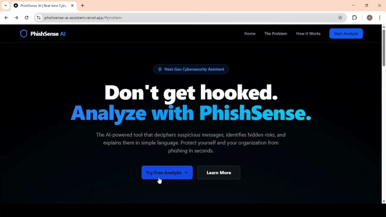 PhishSense - An AI-powered tool to get rid of phishing email or cybersecurity frauds 