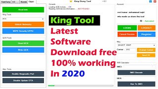 King Tool Latest Full Software For Samsung - LG - Xiaomi - Oppo Unlock And Software Repair Tool 2020 screenshot 3