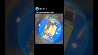 Zooming in on a single CP transistor!#cpu #apple #m1chip #transistors