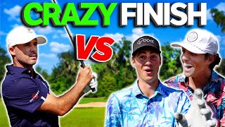Can We Beat a 5 Time PGA Tour Winner!?! | 18 Hole Match | Final Holes