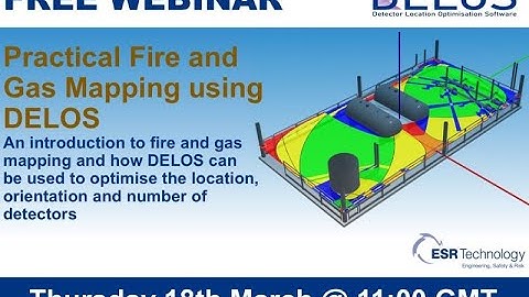 Fire and gas detection mapping study