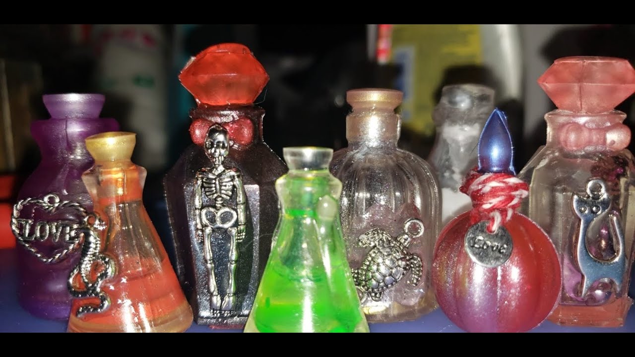 Small Bottle Container and Stopper UV Resin Epoxy Silicone Mold Jewelry Casting 6 Trays Set w Review